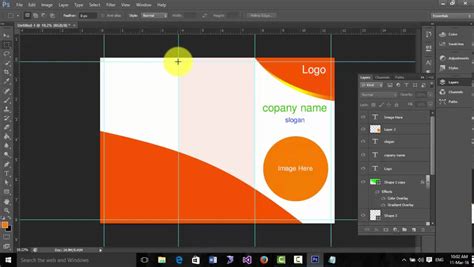 How To Design A Brochure In Photoshop Cs6 Youtube
