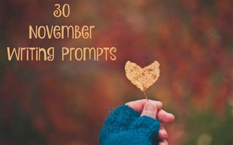 30 November Writing Prompts Writing Prompts Mamas Losin It