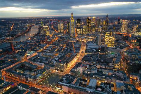 Frankfurt Citylights | Dronestagram