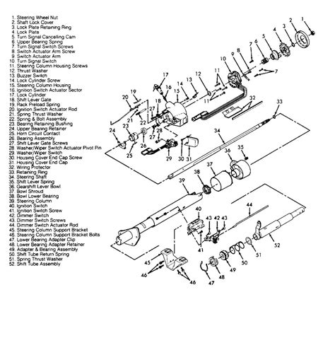 Diagram 1991 Chevy Steering Column Diagram Mydiagramonline