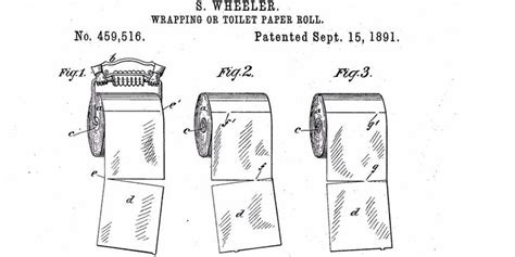 124 Year Old Patent Solves The Over Versus Under Toilet Paper Roll