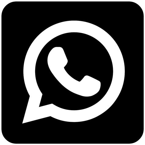 Svg Black Svg Whatsapp Logo