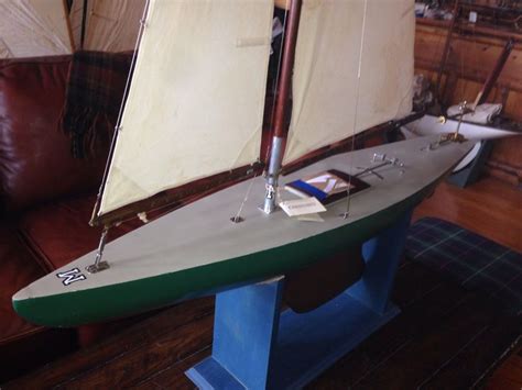 Nicely Restored Marblehead Class Racer M Christibys Model Sailing