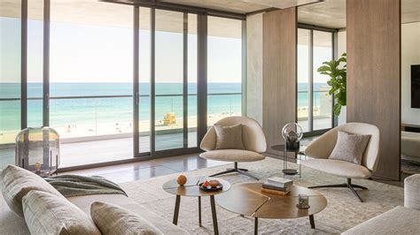 This Miami Beachside Apartments Calm And Atmospheric Interior Is Only