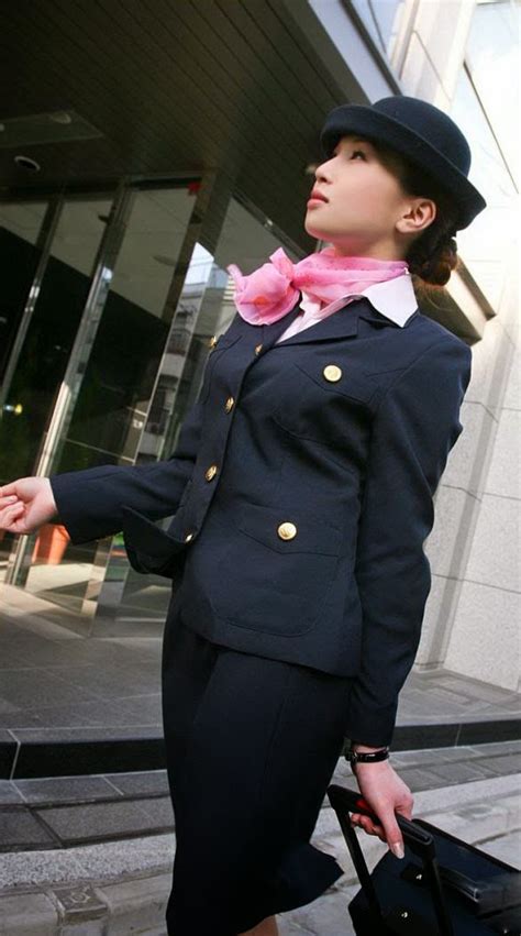 Beautiful Air Hostess Costume In Japan ~ World Stewardess