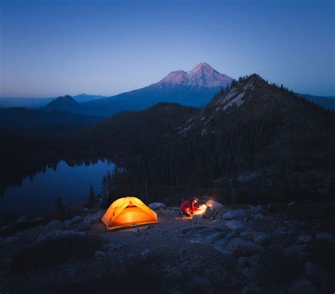Found This Awesome Campsite In The Mt Shasta Wilderness During A
