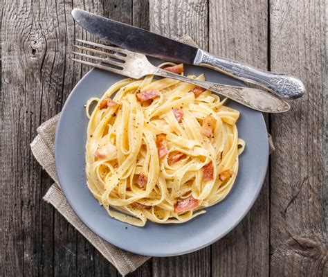 Pasta Carbonara tradicional