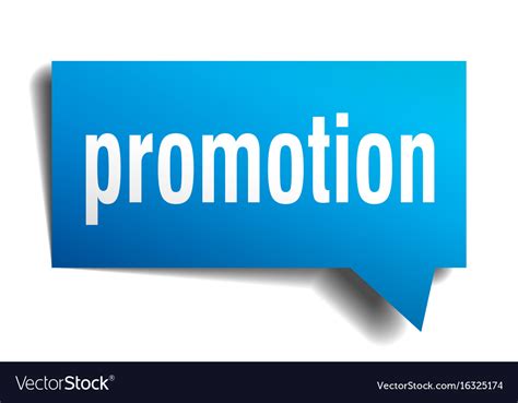 Promotion Royalty Free Vector Image Vectorstock