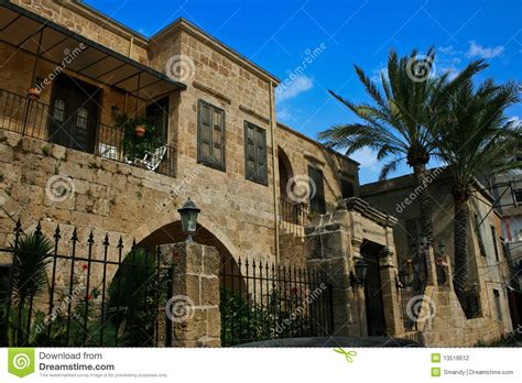 Maison De Batroun Architecture Traditionnelle Liban Photo Stock