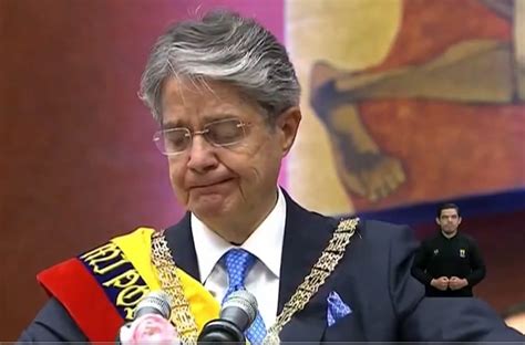 Las Lágrimas De Guillermo Lasso Y Seis Frases Que Destacaron En Su Posesión El Diario Ecuador