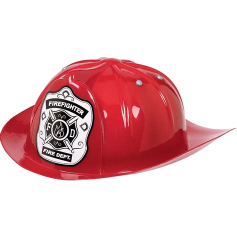 Child Red Firefighter Hat 9in X 4 14in Party City