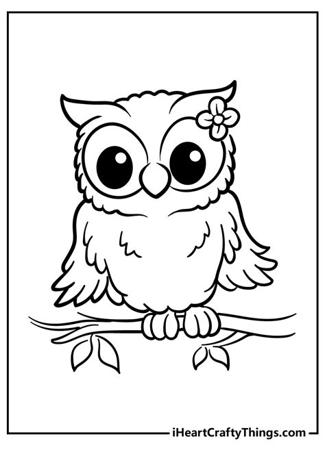 Free Owl Coloring Page Free Printable Templates