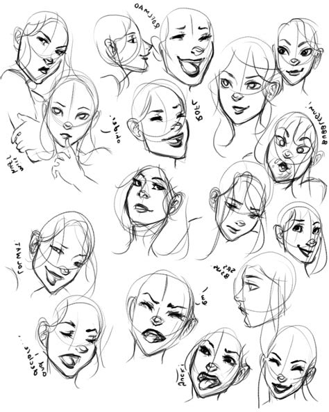 Facial Expressions Chart Drawing At Explore