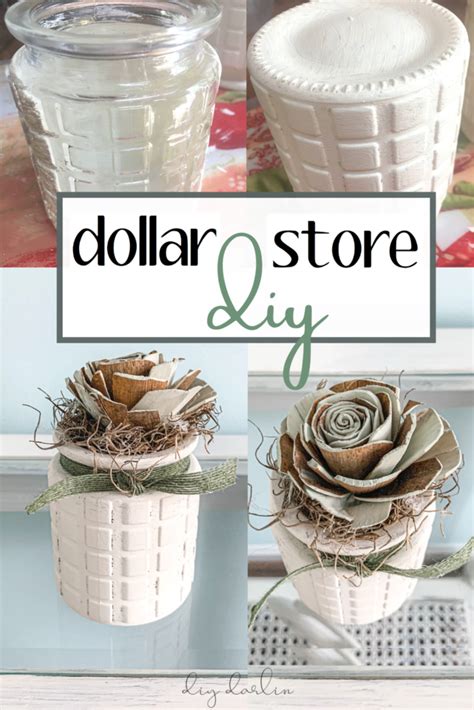 Diy Dollar Store Crafts Easy Rustic Jar Diy Darlin