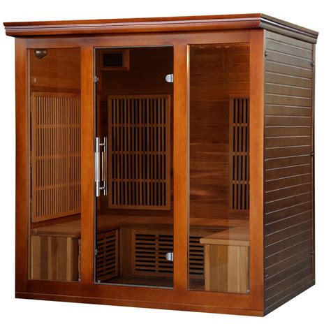 Radiant Sauna 4 To 5 Person Cedar Elite Premium Sauna