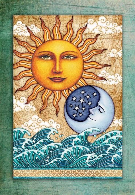 Pin De Meredith Seidl En Sun And Moon And Stars In Art Pinturas Arte