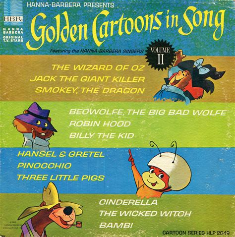 The Hanna Barbera Singers Golden Cartoons In Song Volume 2 Hanna