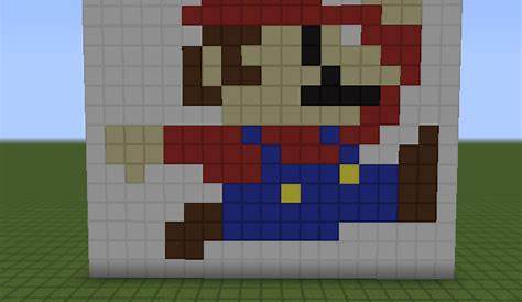Minecraft Pixel Art Helper: Mario Pixel Art