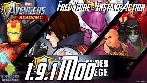 Marvel Avengers Academy 191 Mod Free Store Instant Action Free