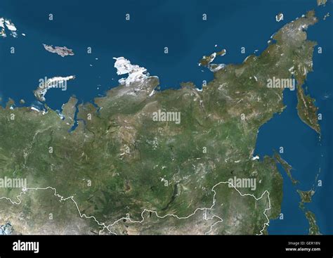 Satellite View Siberia Russia Country Hi Res Stock Photography And
