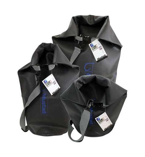 Mustad Waterproof Roll Top Dry Bag Pvc Graphite Grey Boat Bag