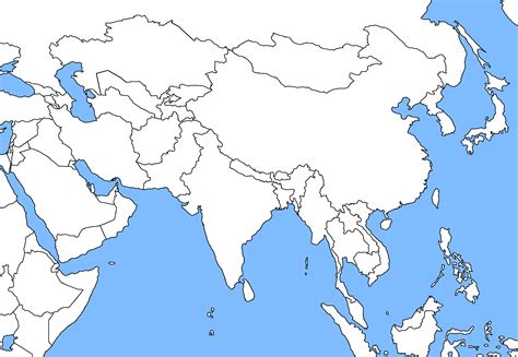 Blank Map Of Asia 2022 By Mountaindewmauiblast On Deviantart