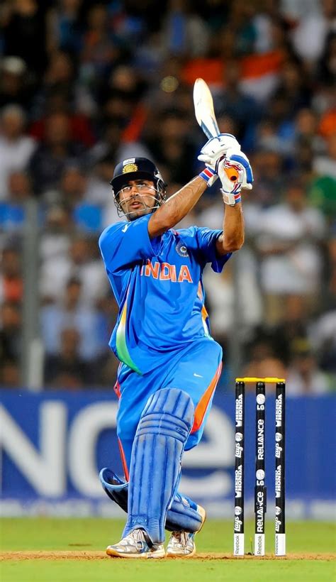 Ms Dhoni Jersey Number In Orange Wallpaper Download Mobcup