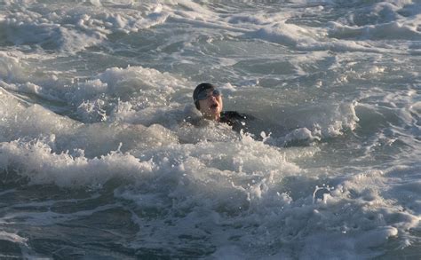 Hero Lifeguards Save Swimmer As She Slipped Below Waves ‘for The Last Time