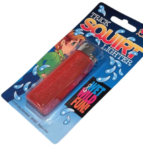Trick Squirt Lighter Squirting Water Joke Cigar Smoker Prank Gag Fake