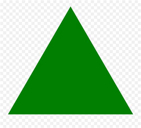 Green Triangle Icon Triangle Shape Pngtriangle Png Transparent