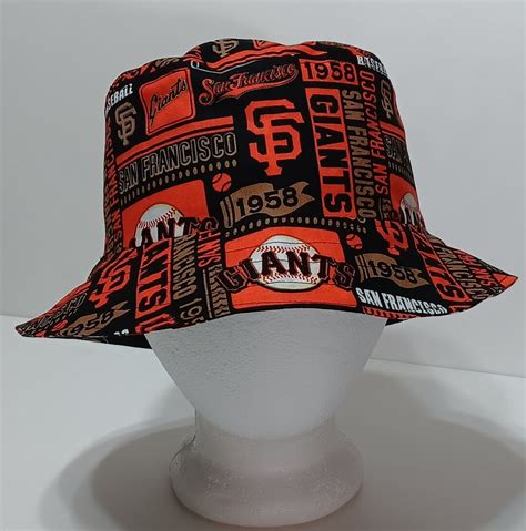 San Francisco Giants Bucket Hat Reversible To Black Unisex Etsy