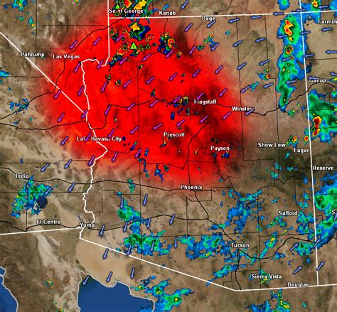 Severe Thunderstorm Watch Arizona Weather Force