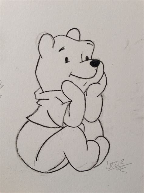 Winnie The Pooh Sketch Face Design Talk