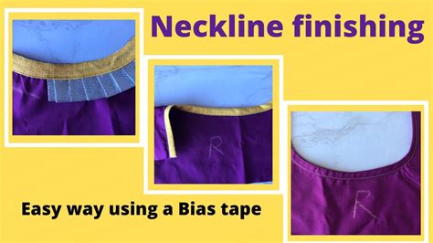 Myfashionbook How To Sew Bias Tape Around Necklines And Curves