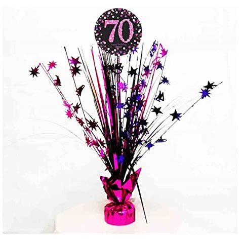 70th Birthday Table Decorations Uk
