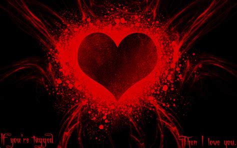 Tagged Heart Love Hd Wallpaper