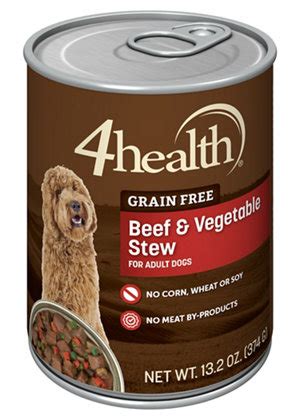 Small breeds are considered adults at about 9 to 12 months of age. 4health Grain Free Beef & Vegetable Stew in Gravy Dog Food ...