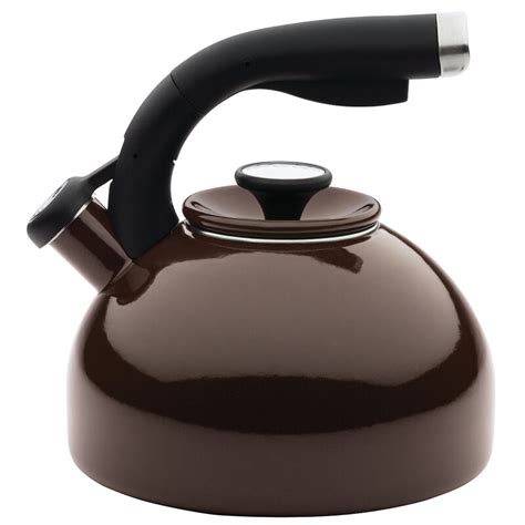 Circulon 2 Qt Stainless Steel Tea Kettle In Chocolate And Reviews Wayfair