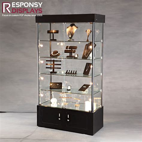Low to high juniper display cabinet. China Modern Decorative Floor Wood and Glass Antique Shop ...