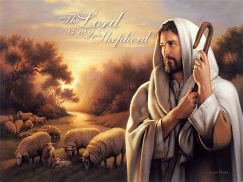 Christmas Cards 2012: Lord is My Shepherd Christian Wallpaper