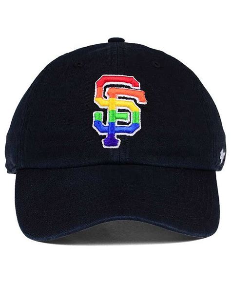 Sf giants licensed mlb hat is custom blinged for all the ladies who love their giants! '47 Brand San Francisco Giants Pride CLEAN UP Cap ...