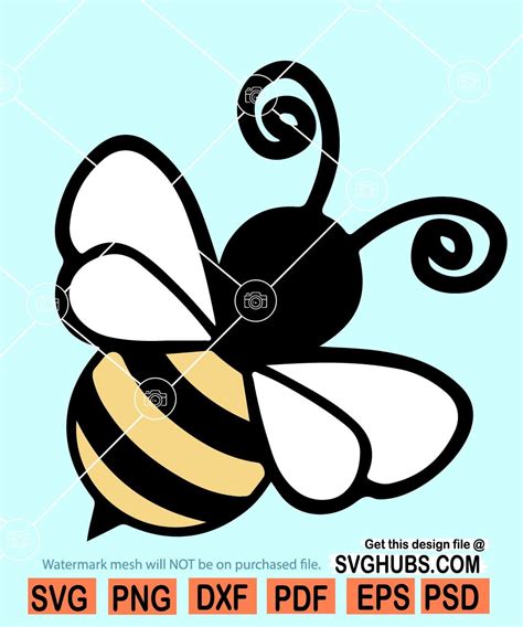 Honey Bee SVG, Bumble bee SVG, Bees SVG - Svg Hubs