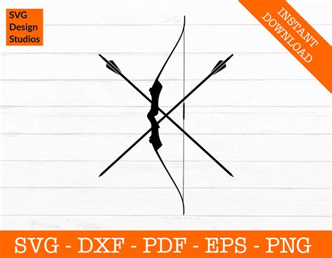 Bow Svg Archery Svg Bow And Arrow Svg Recurve Svg Archery Logo