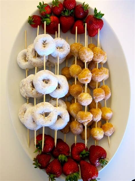 Donut Skewers Cute For Morning Staff Meeting Birthday Brunch Brunch