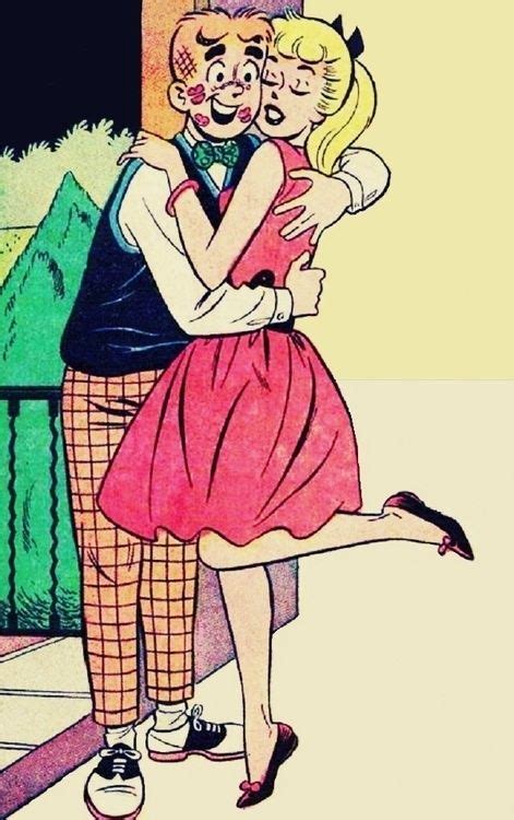 archie andrews and betty cooper lipstick kisses archie comics betty archie comic books