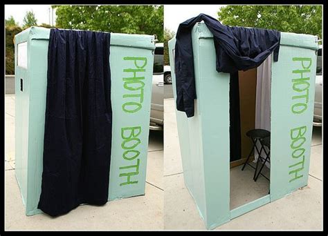 No Cost Homemade Photo Booth Genius From A Cardboard Box Homemade