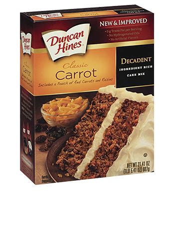 Butter pecan banana cake | duncan hines canada®cake: duncan hines carrot cake supreme