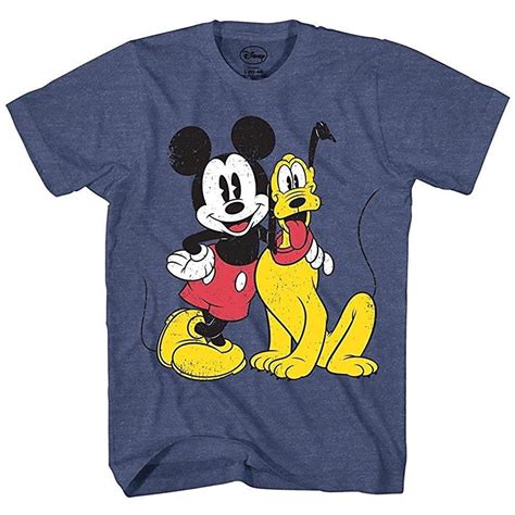 Disney Mickey Mouse And Pluto Classic Distressed Vintage Dog Disney