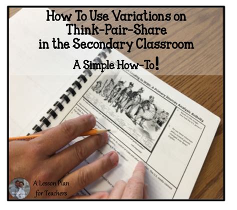 ' i want you to stand up, put a hand up, and pair with a partner. How To Use Variations on Think-Pair-Share in the Secondary ...