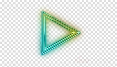 Light Green Triangle Transparent